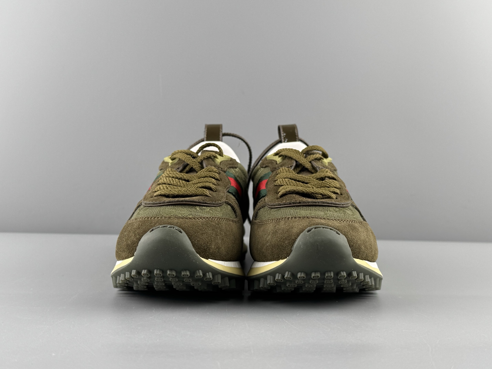 Gucci Re-Motion Green Sneakers Round Toe Lace Up Casual Shoes Unisex 7 i1759809354121 8483 0 5