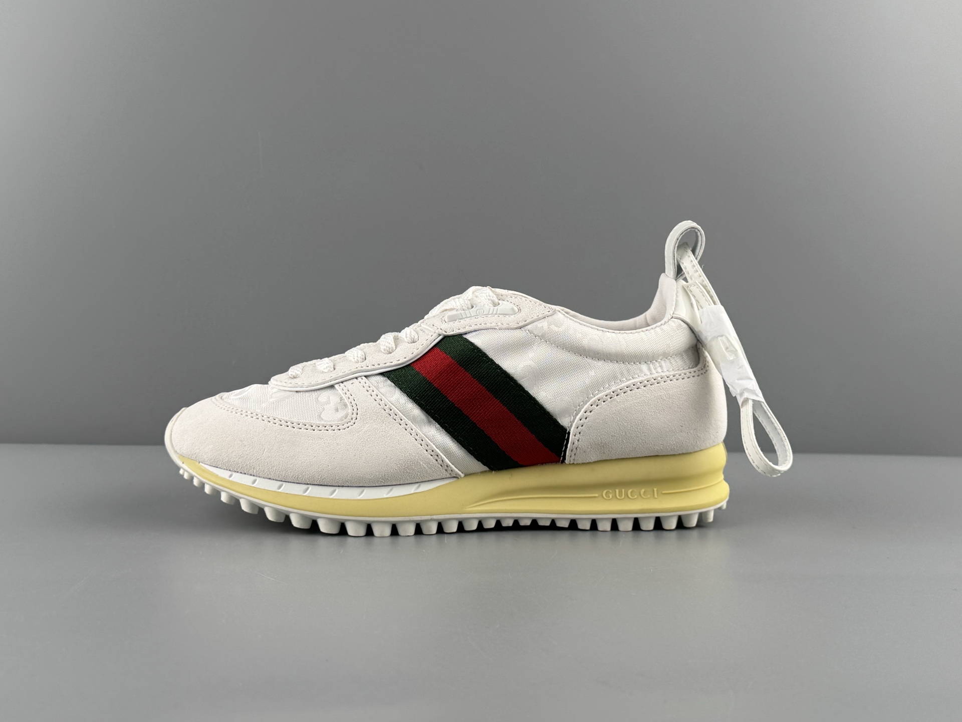 Gucci Re-Motion Low-Top Sneakers with Signature Web Stripe