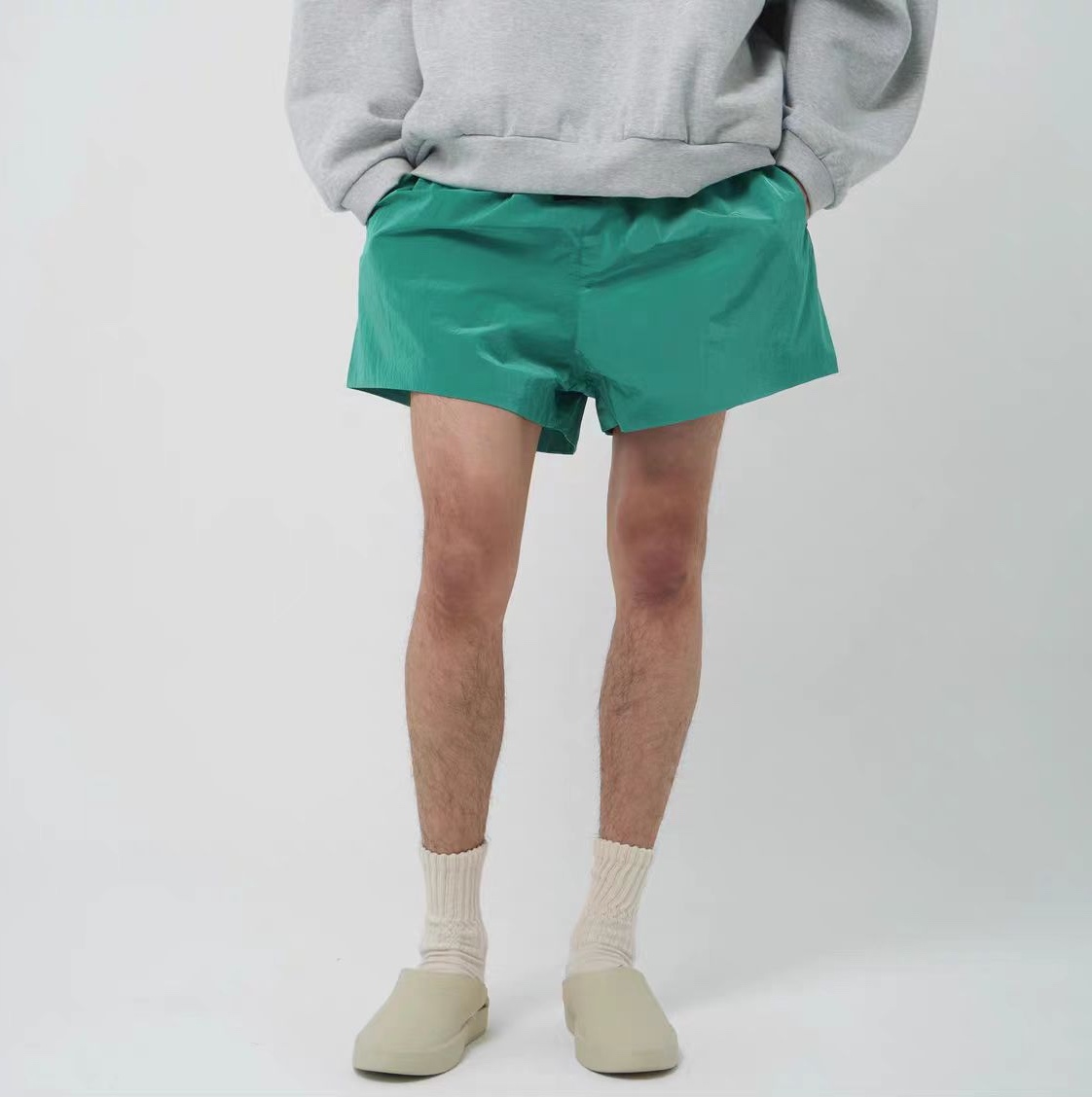FOG Essentials SS24 High Street Wrinkled Metal Nylon Shorts 6 i1716364654 1571 1