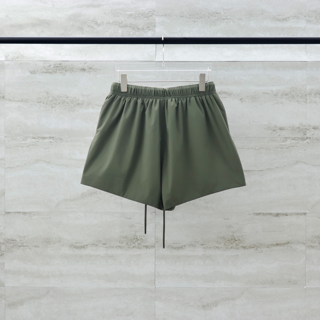 Fear of God Essentials Olive Green Shorts Swim Trunks, Size S-XL 2 i1716960064 8919 2