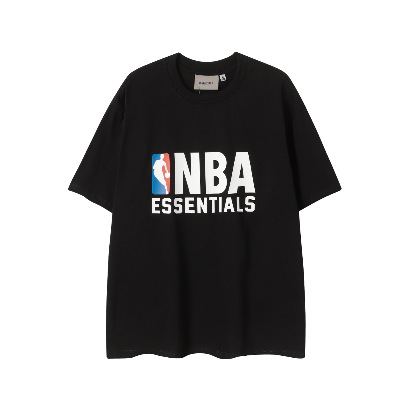 Fear of God Essentials NBA T-Shirt - Crew Neck, Short Sleeve - Black 2 i1739940588809 2093 0 0