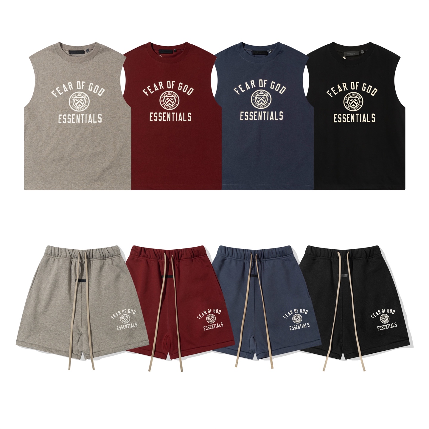 Fear of God Essentials Crew Neck T-Shirt & Shorts Set, S-XL 3 i1739948268994 2422 0 2