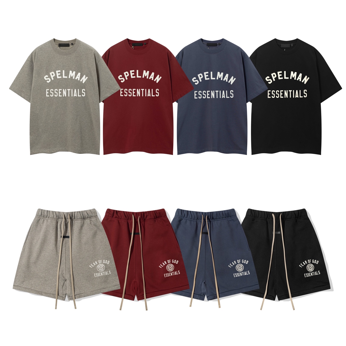 Fear of God Essentials Crew Neck T-Shirt & Shorts Set, S-XL 1 i1739948269000 5245 0 0