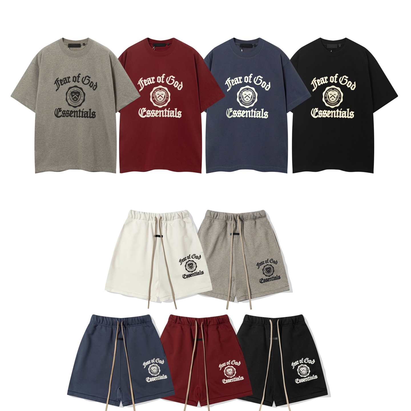 Fear of God Essentials Crew Neck T-Shirt & Shorts Set, S-XL 4 i1739948269003 9915 0 3