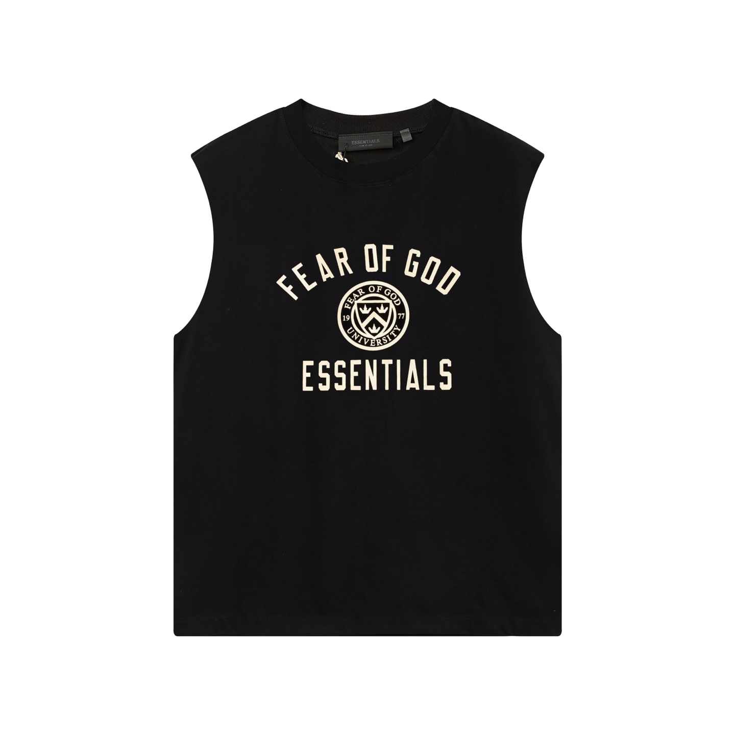 Fear of God Essentials Sleeveless Tee - University Print, Comfortable Fit 8 i1739950458771 5368 0 1
