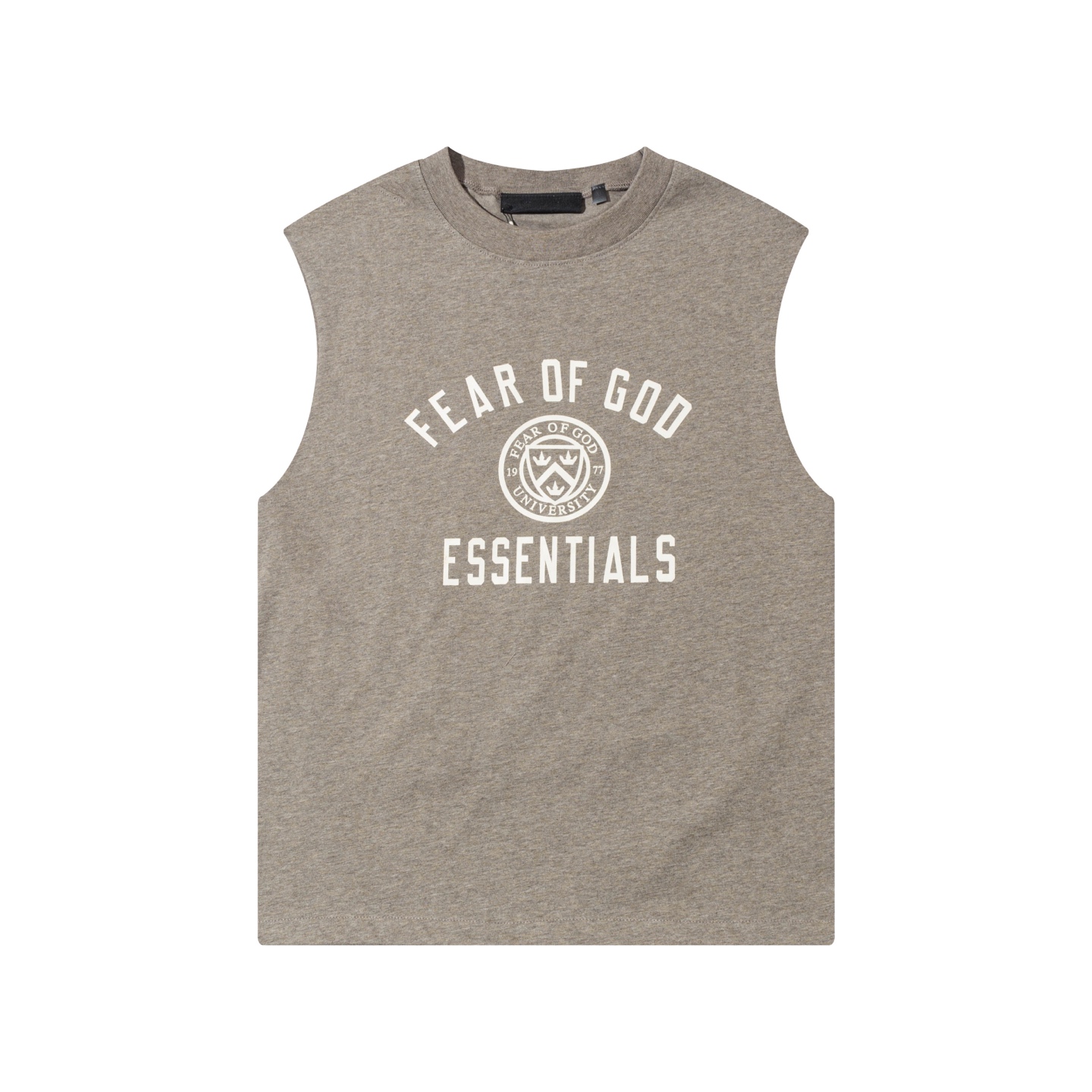 Fear of God Essentials Sleeveless Tee - University Print, Comfortable Fit 2 i1739950461939 5541 0 0