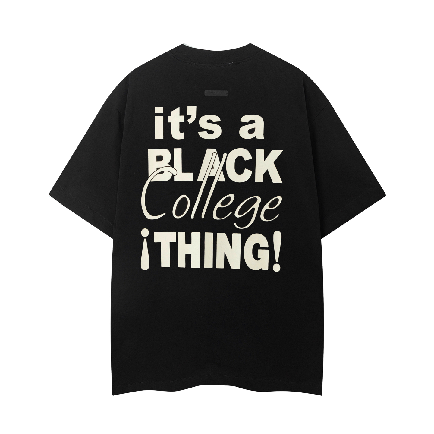 Fear of God Essentials University Black T-Shirt Crew Neck, Stylish and Comfortable 2 i1739952384360 8678 0 1