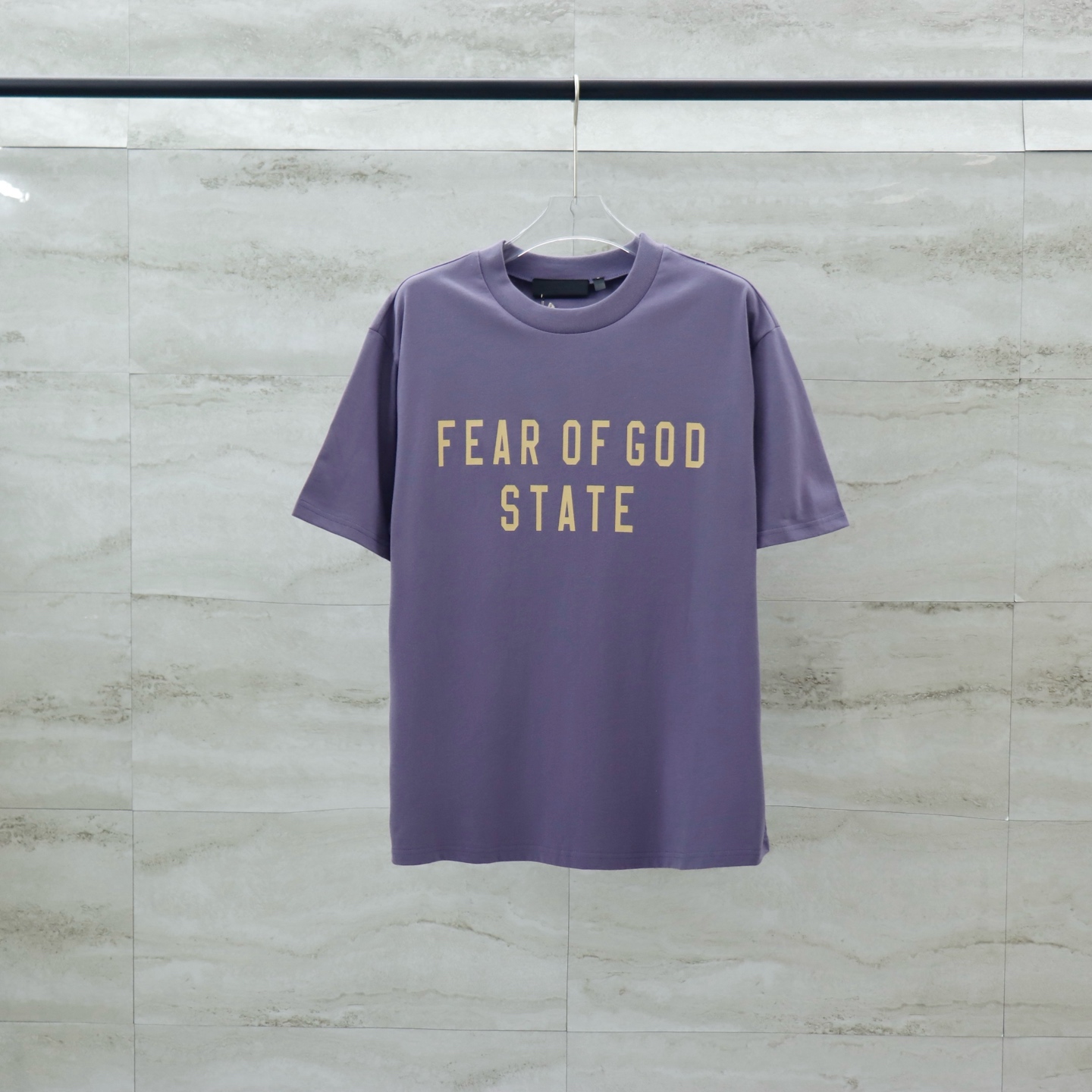 Fear Of God State Crew Neck T-Shirt, Short Sleeve, Casual Top, Size S-XL 1 i1740653038112 5794 0 0
