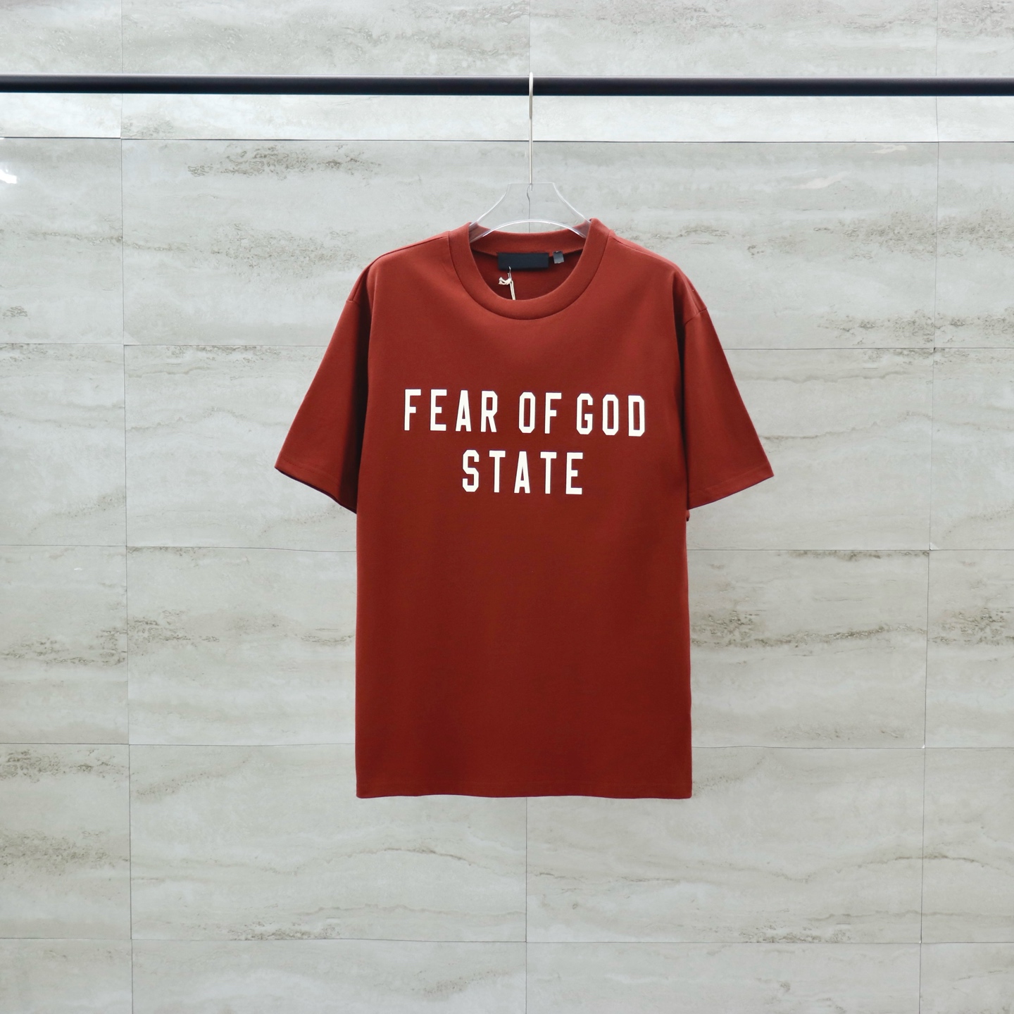 Fear of God State Crew Neck T-Shirt - Burnt Orange, S-XL 1 i1740653101864 7669 0 2
