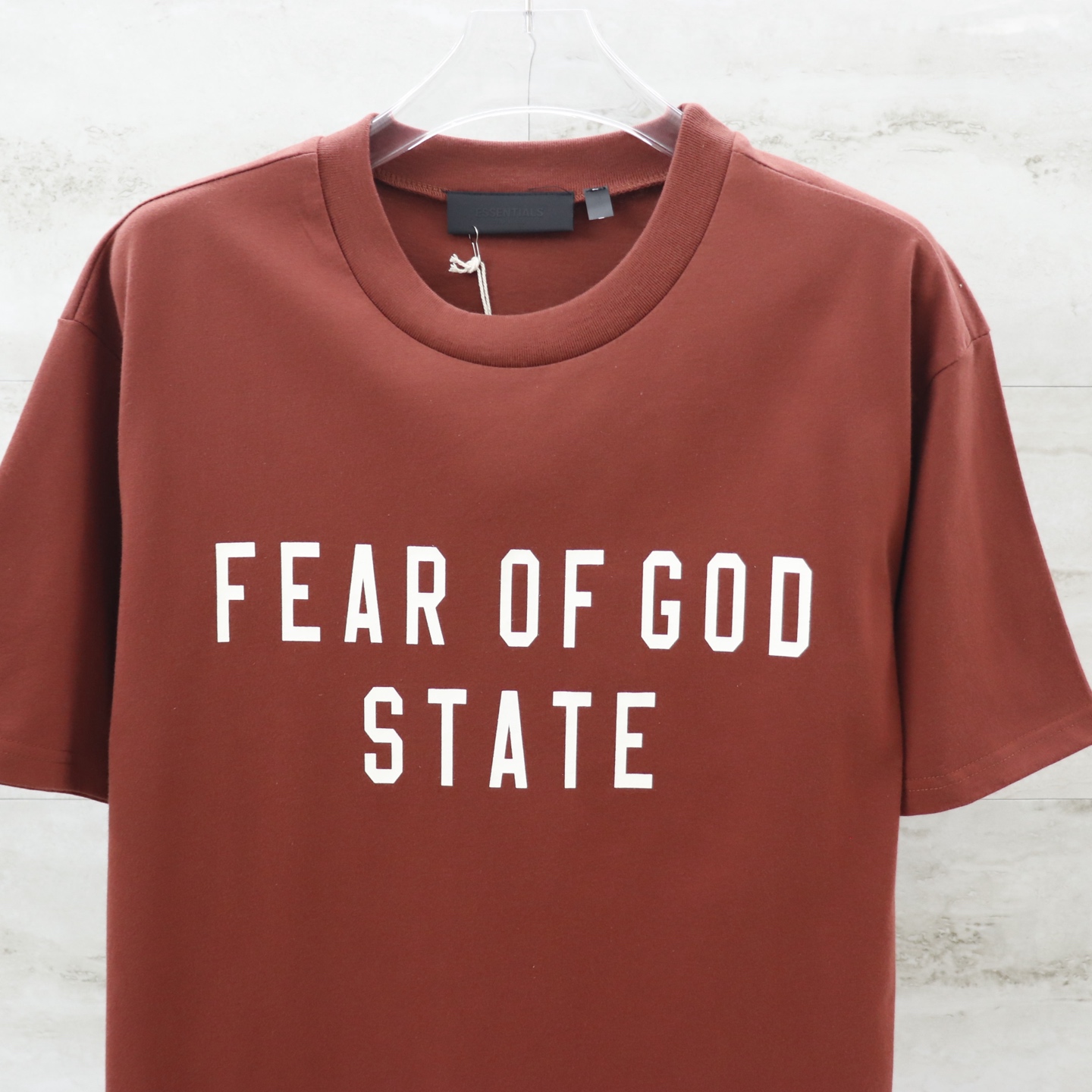 Fear of God State Crew Neck T-Shirt - Burnt Orange, S-XL 4 i1740653103532 2658 0 4