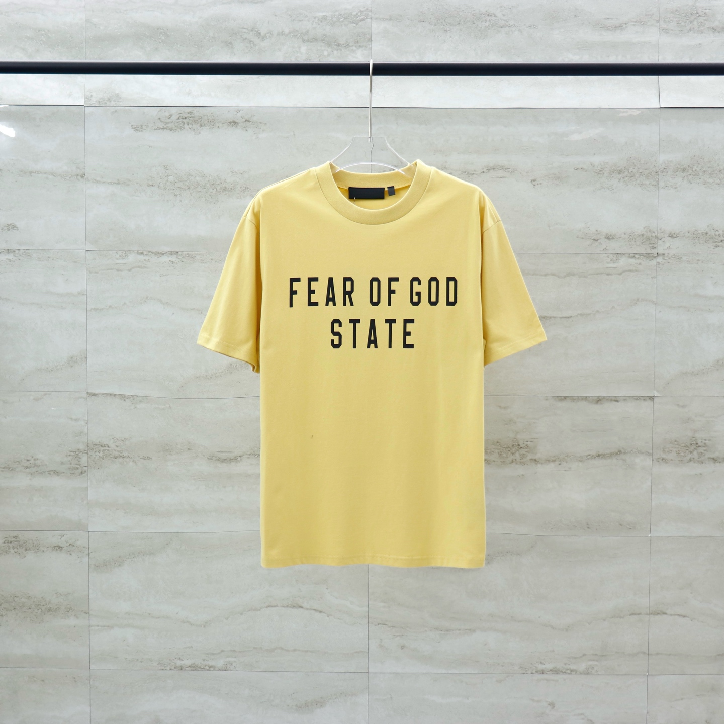 Fear of God State Crew Neck T-Shirt | Casual Fashion Tee for Men and Women