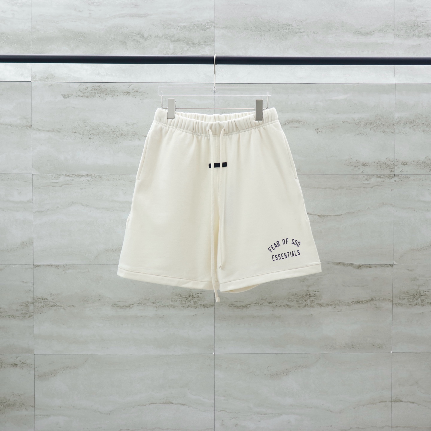 Fear of God Essentials Cream Sweat Shorts - S to XL Sizes Available