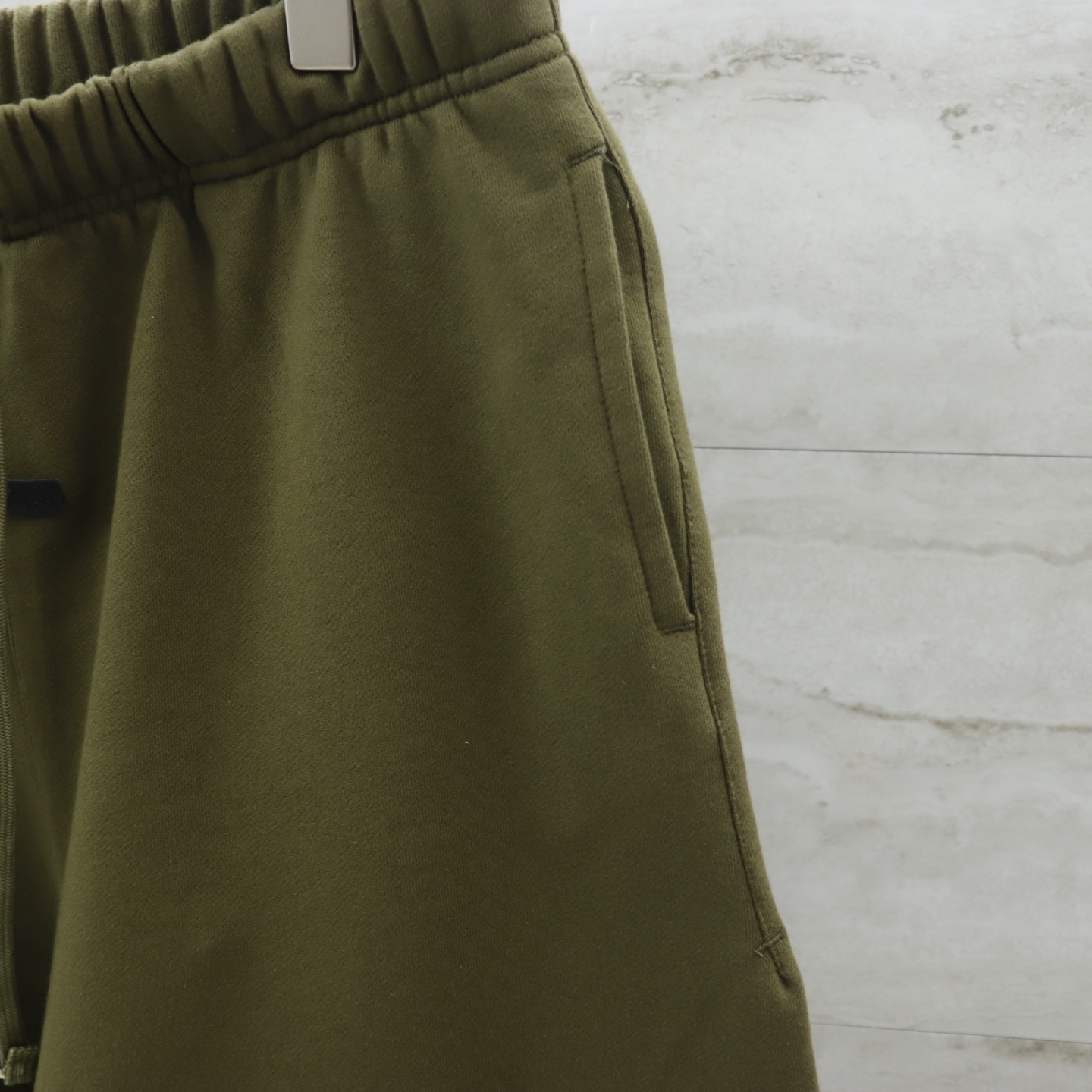 Fear of God Olive Green Shorts - Casual Sweatpants/Short Pants for Men and Women 6 i1740717596529 2823 0 5
