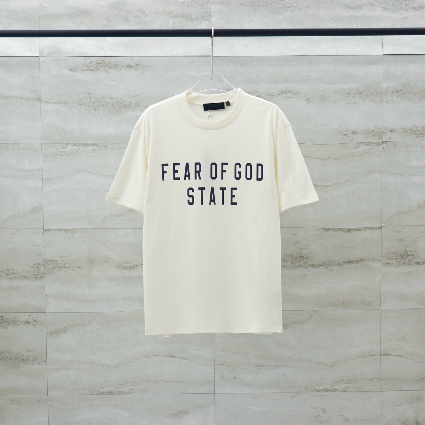 Fear of God State Crew Neck T-shirt, Short Sleeve Tee for Men and Women 2 i1740717774914 6793 0 0