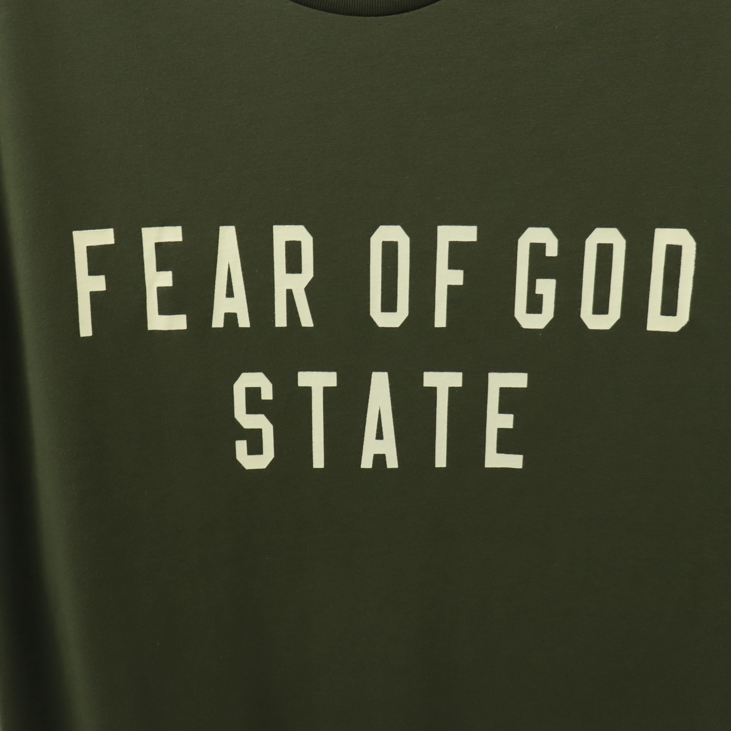 Fear of God State Crew Neck T-Shirt, Olive Green, S-XL 5 i1740718205951 9210 0 1