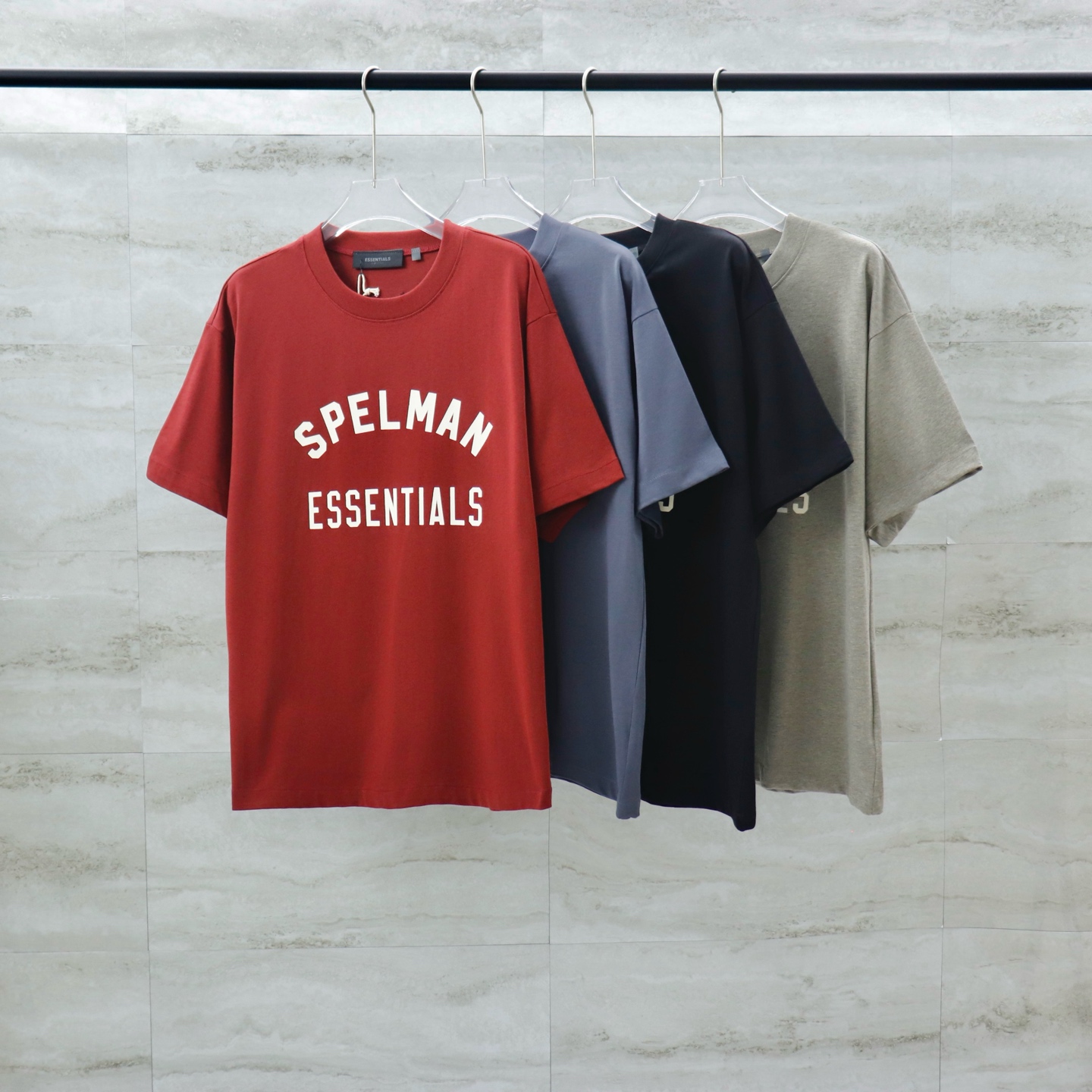 Fear of God Essentials SPELMAN Crew Neck T-Shirt | Relaxed Fit Tee 9 i1743145095574 6931 0 2