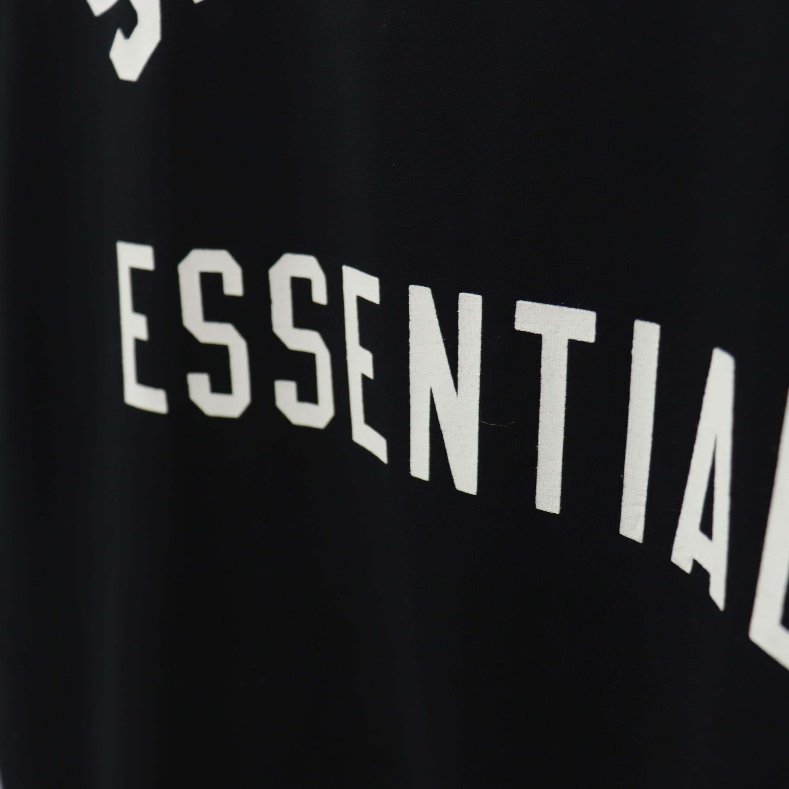 Fear of God Essentials "Spelman" Crew Neck T-Shirt - Black Cotton Tee 6 i1743145419889 1816 0 4
