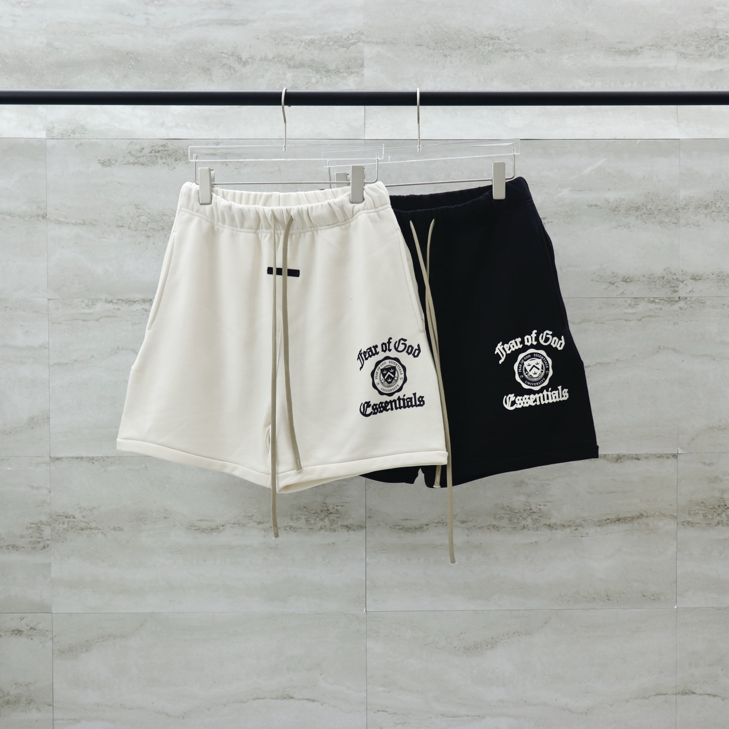 Fear of God Essentials Black Shorts - Elastic Waistband - Casual Style 3 i1743148279240 8037 0 8
