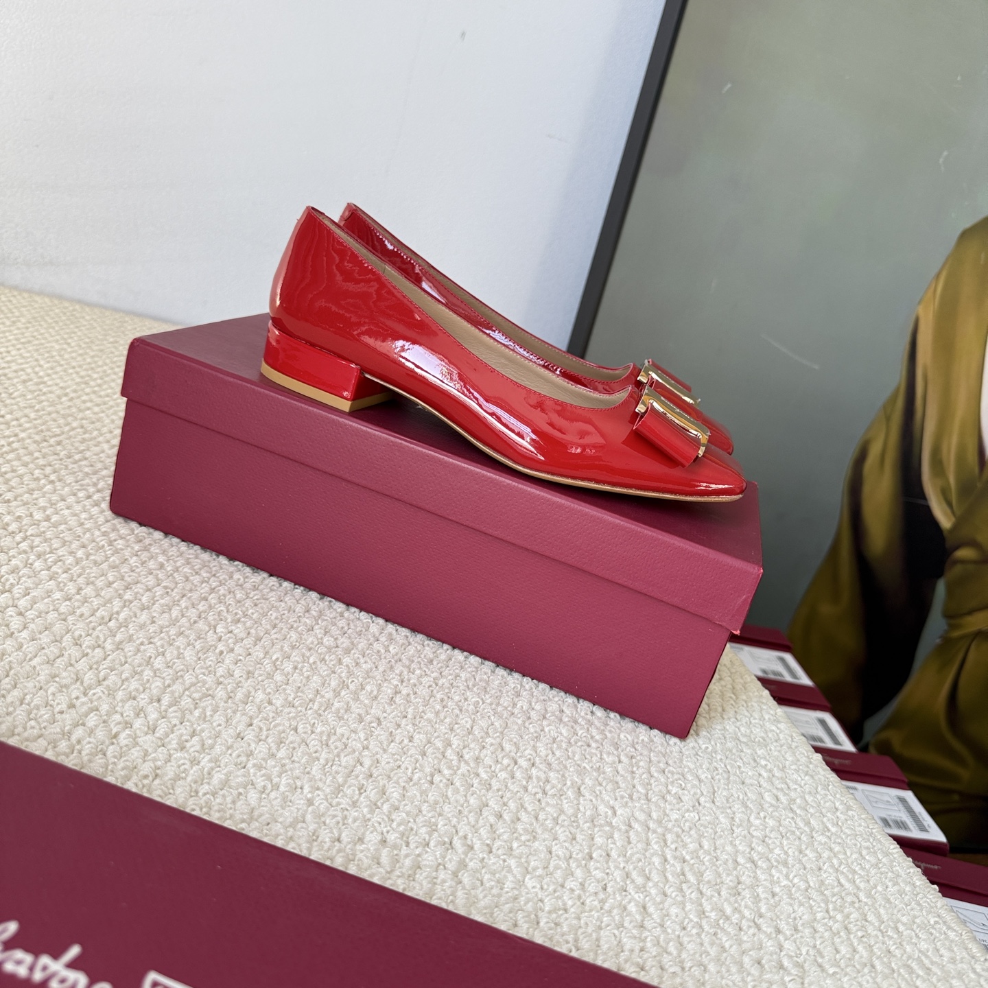 NO:651165,——Jujube color!  , single shoes19860909——枣色！,单鞋,Women's Shoes