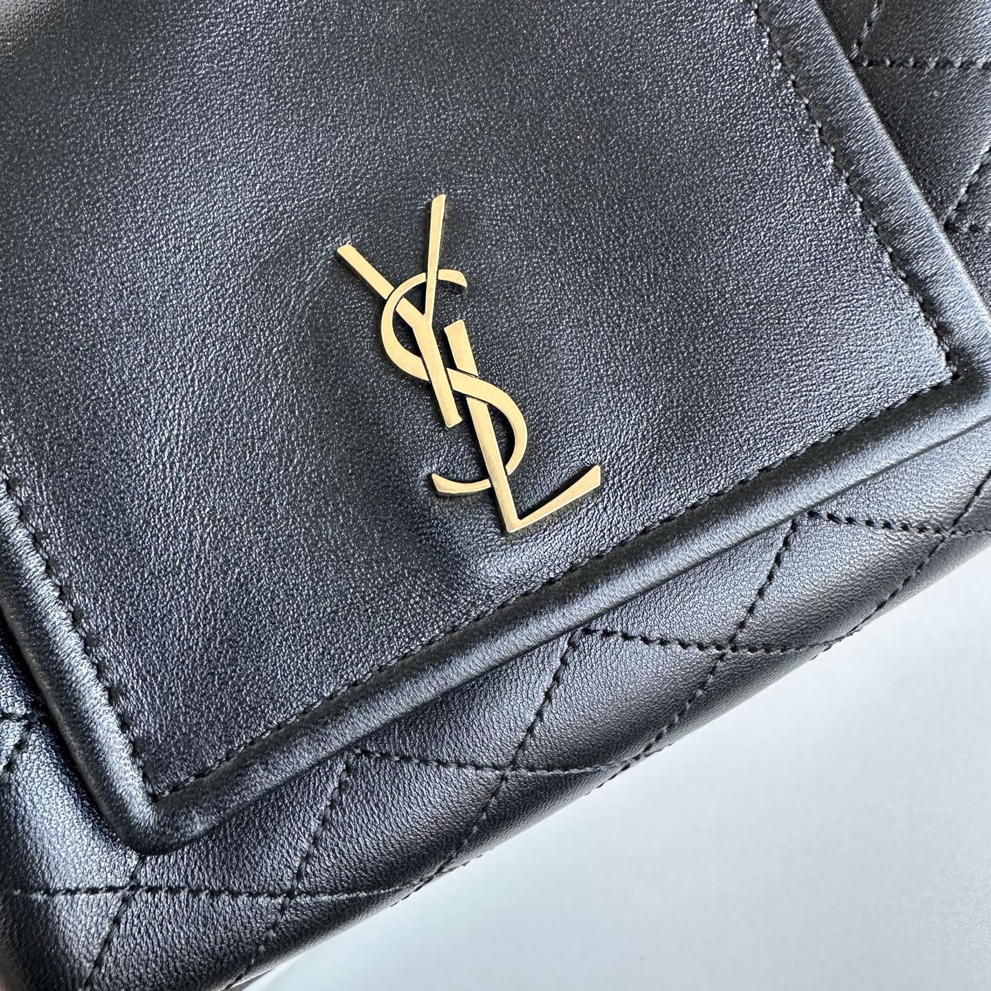 Yves Saint Laurent Mini Nolita Leather Shoulder Bag - Black, 18x13x6cm 7 i1745222208458 9053 0 5