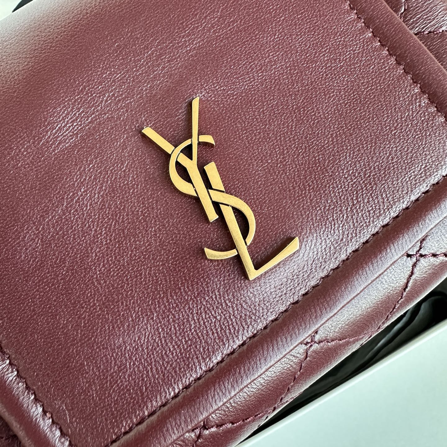 Yves Saint Laurent Mini Nolit Burgundy Leather Shoulder Bag - 18x13x6cm 6 i1745223684552 1954 0 5