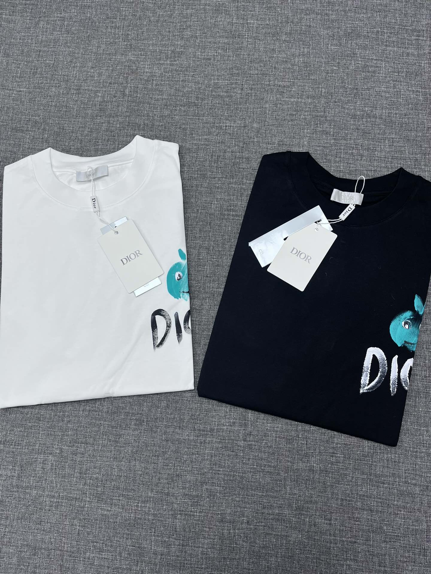 Dior Kleidung T-Shirt Männer Sommerkollektion Kurzarm