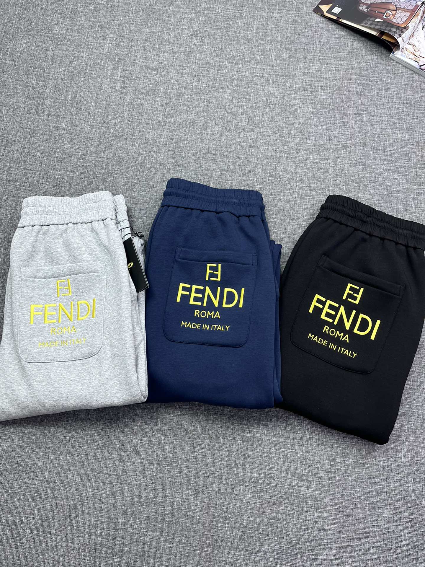 Fendi Perfect 
 Clothing Pants & Trousers Splicing Fall/Winter Collection Fashion Casual