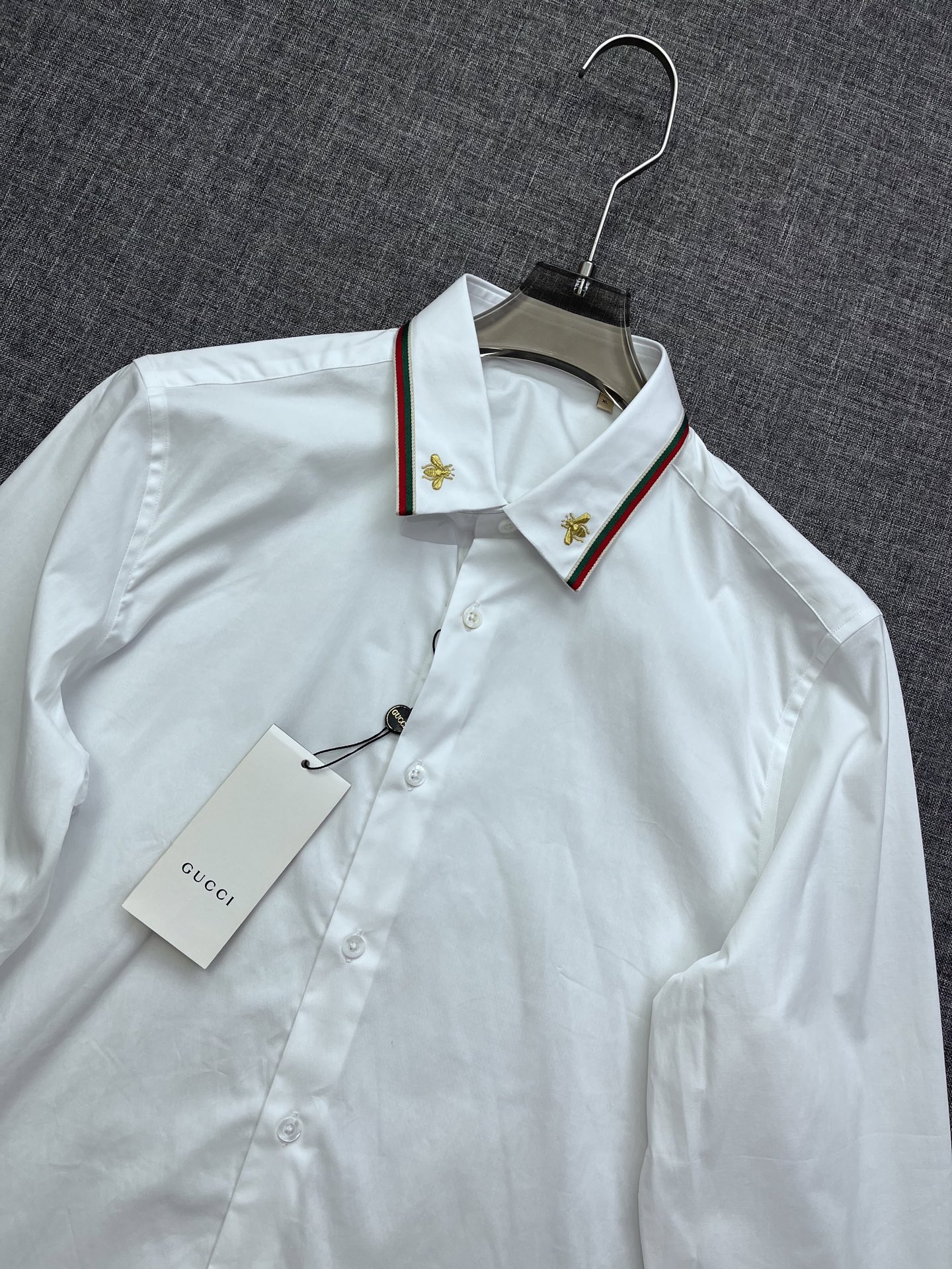 Gucci Men's Embroidered Bee Long Sleeve Shirt - Classic & Stylish 4 i1756392197428 2796 0 2