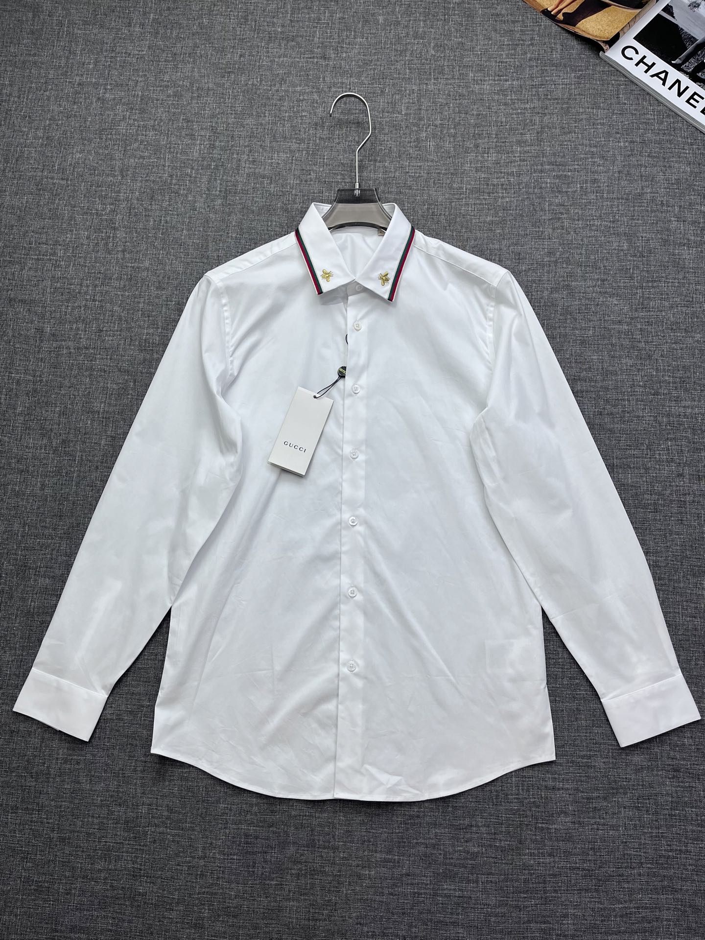 Gucci Men's Embroidered Bee Long Sleeve Shirt - Classic & Stylish 3 i1756392199296 2908 0 1