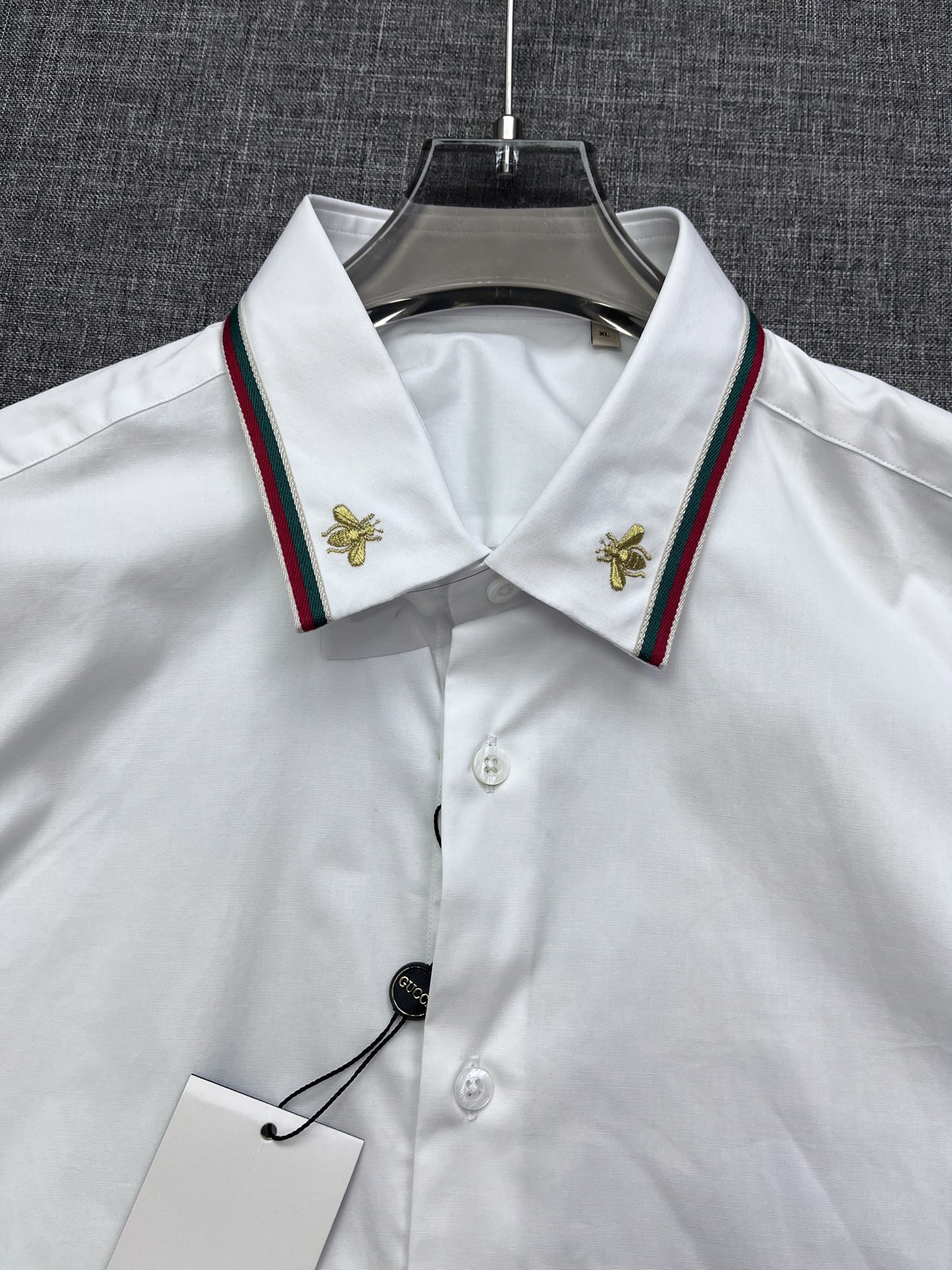 Gucci Men's Embroidered Bee Long Sleeve Shirt - Classic & Stylish 5 i1756392199376 2246 0 3