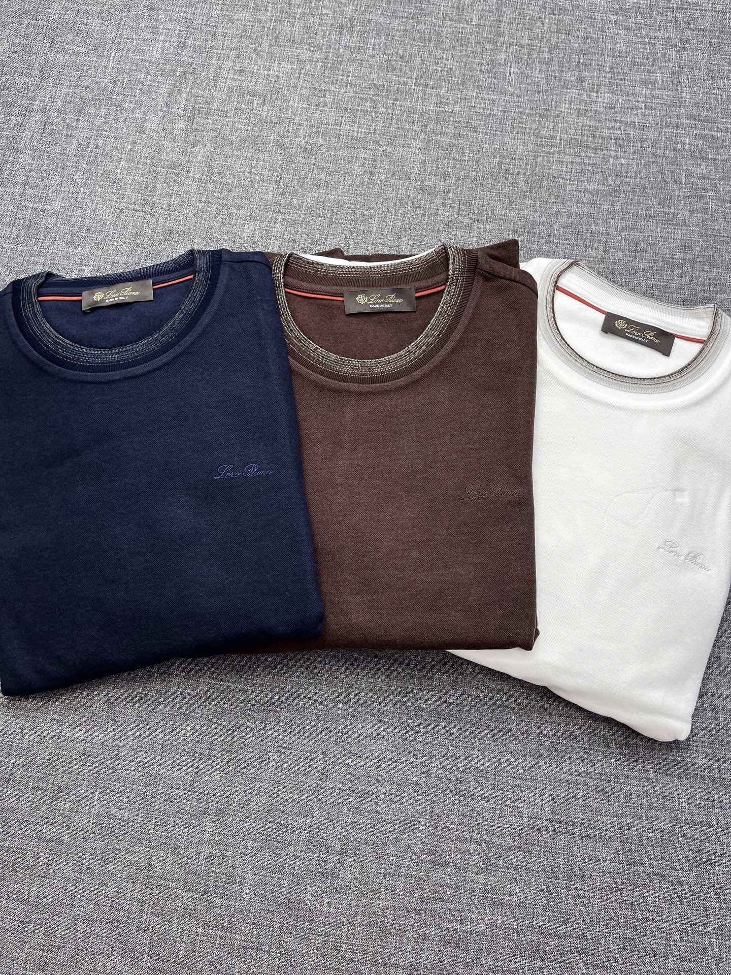 Elegante heren T-shirts met lange mouwen van zijdezacht katoen - Stijlvol en comfortabel