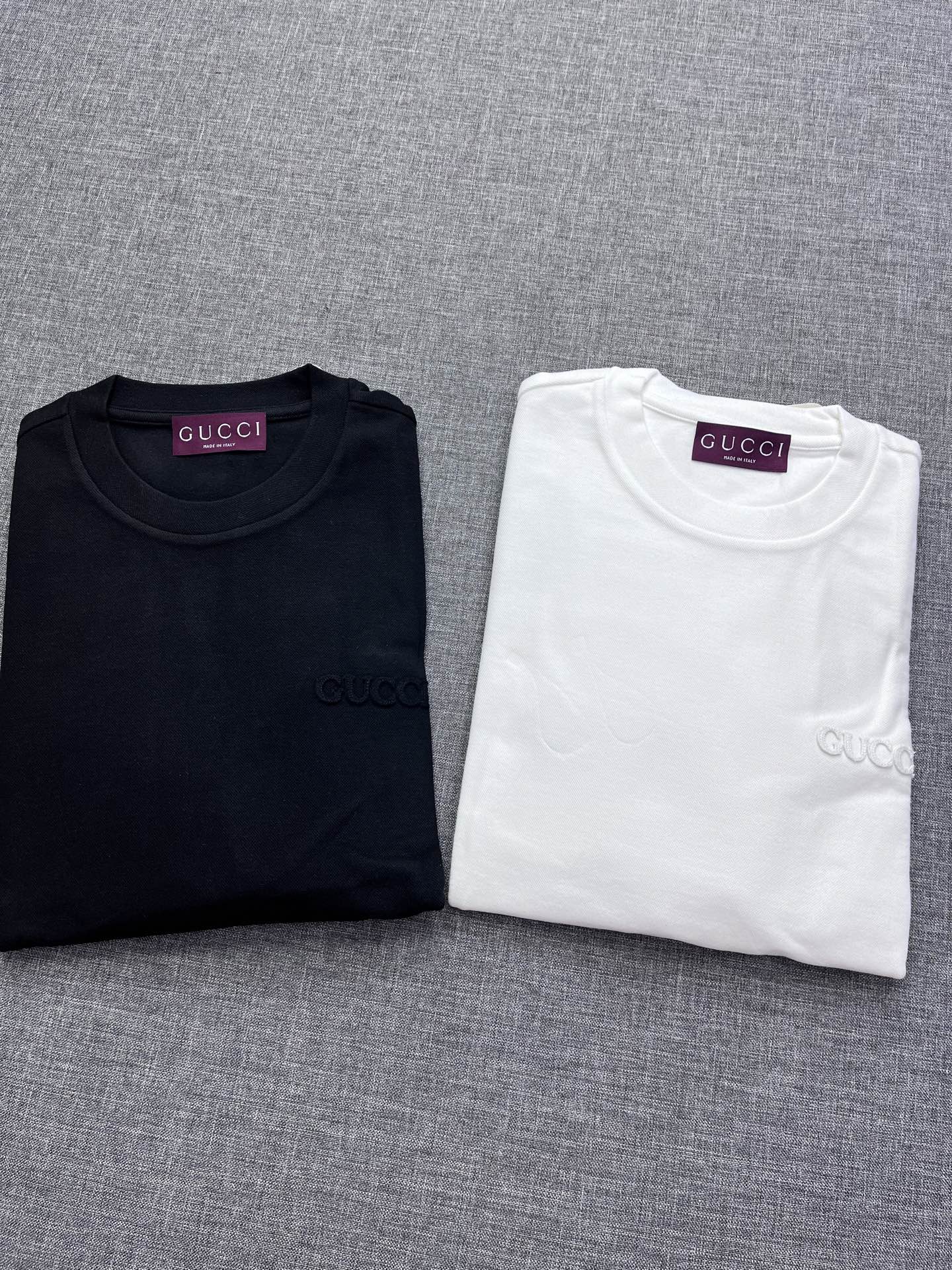 T-shirt à Manches Longues Gucci 2025, Coupe Décontractée, Tissu Importé