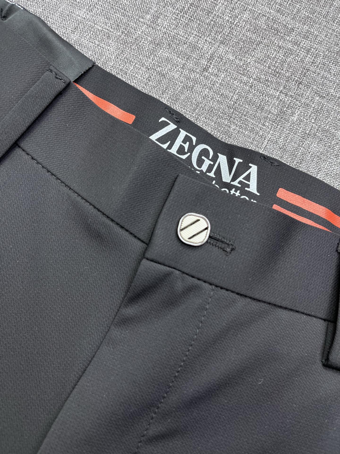 zegna 杰尼亚男士高弹西裤休闲长裤，台湾意比贸易洋行货，26春夏款G柜新品，顶级纯正血统品质，可预测