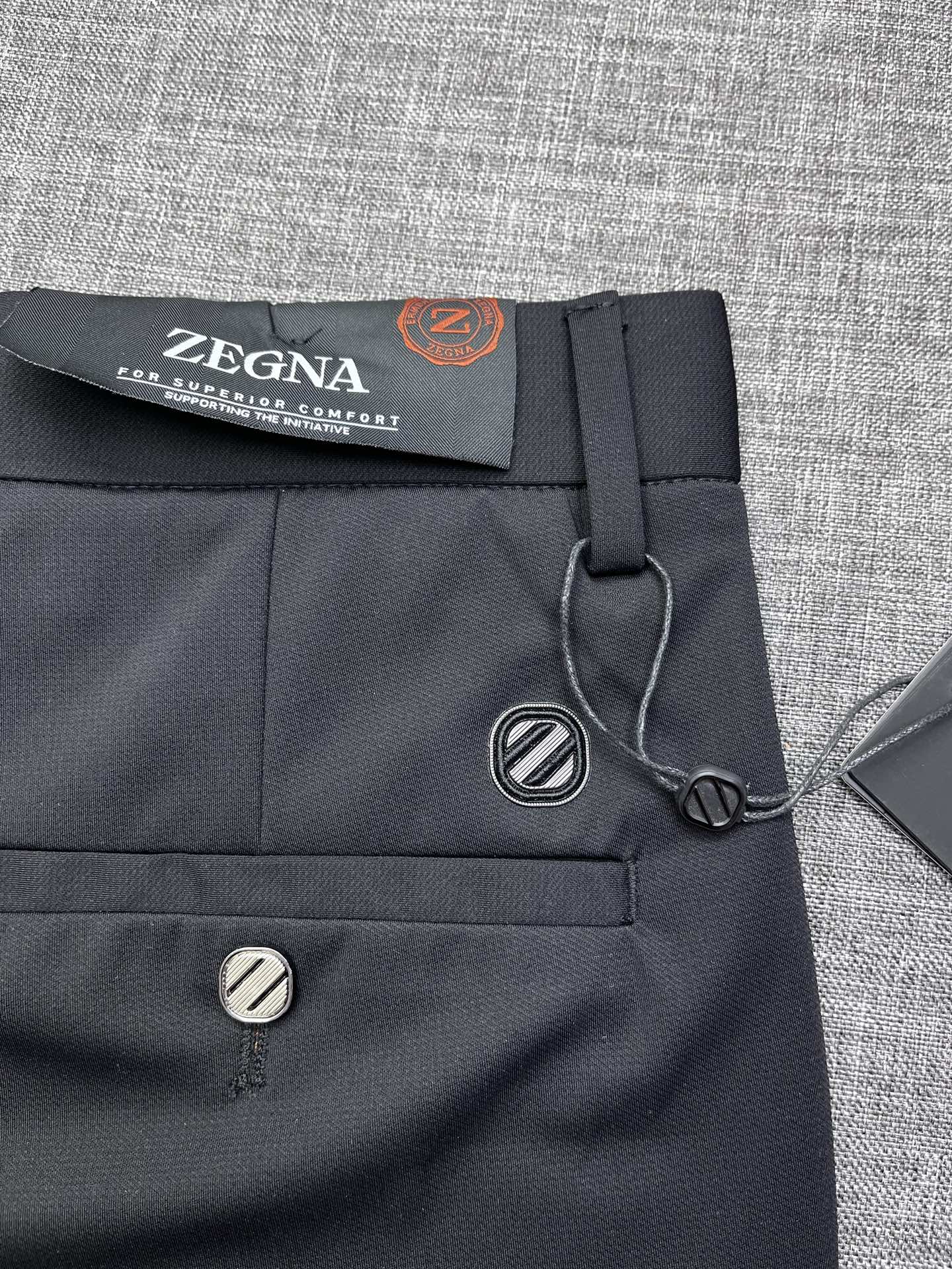 zegna 杰尼亚男士高弹西裤休闲长裤，台湾意比贸易洋行货，26春夏款G柜新品，顶级纯正血统品质，可预测