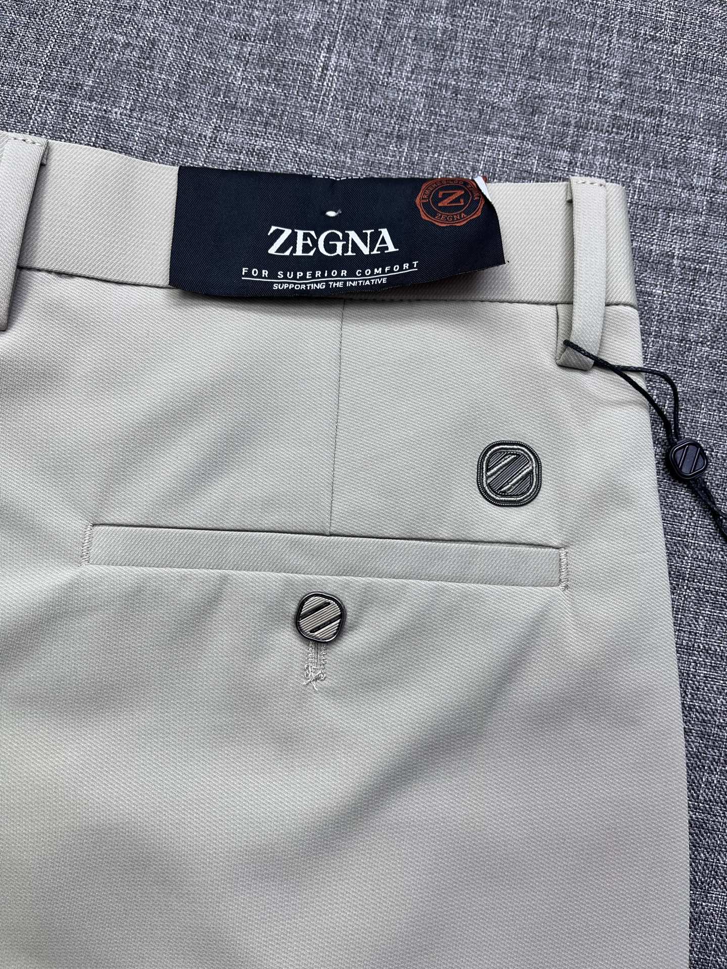 zegna 杰尼亚男士高弹西裤休闲长裤，台湾意比贸易洋行货，26春夏款G柜新品，顶级纯正血统品质，可预测