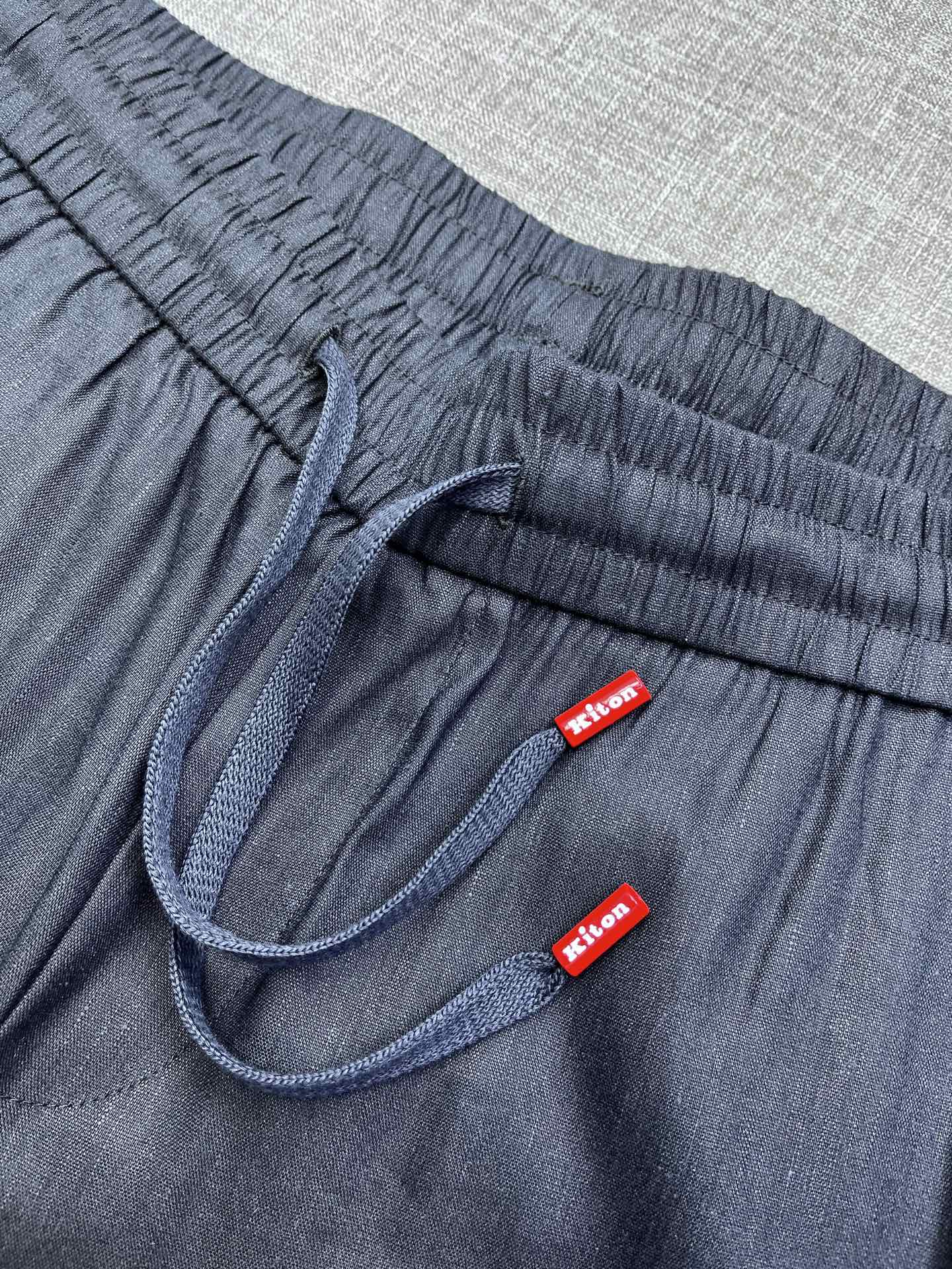 Kiton 家族男士高端亚麻休闲裤，贸易公司渠道货，意大利原厂出品，26年新品，经典奢华之作！！品相完美