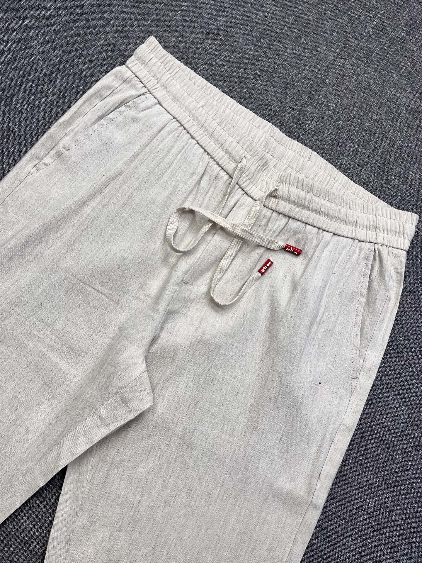 Kiton 家族男士高端亚麻休闲裤，贸易公司渠道货，意大利原厂出品，26年新品，经典奢华之作！！品相完美