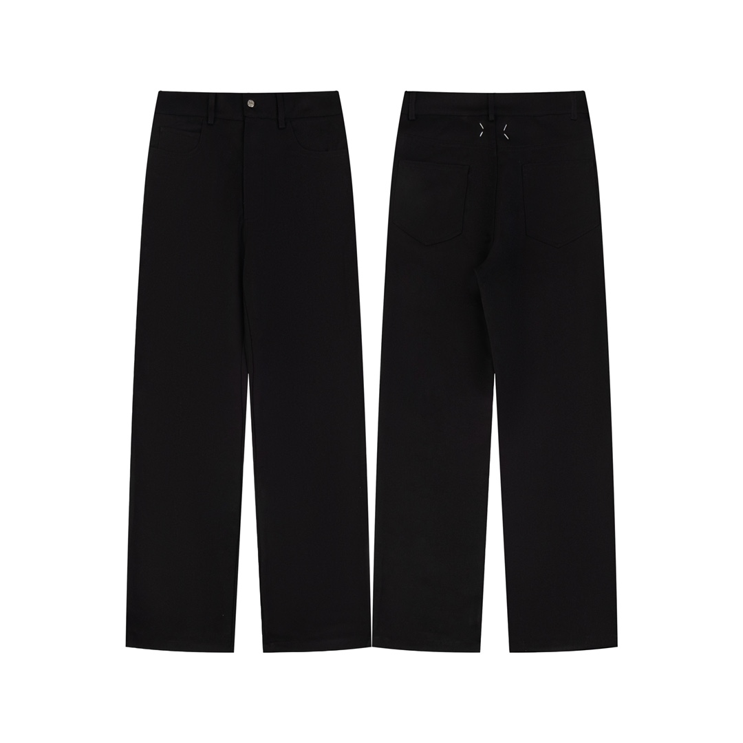 Maison Margiela Clothing Pants & Trousers Black Fashion Casual