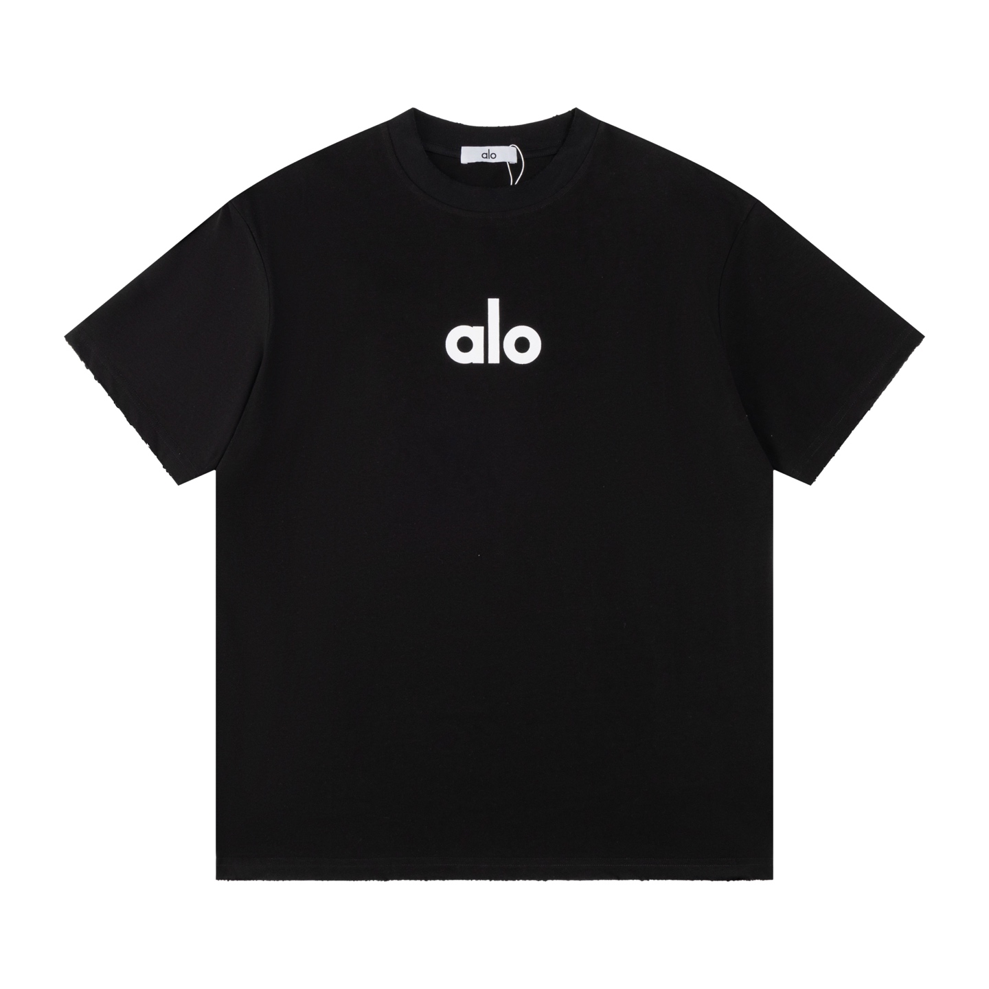 款F27     alo🅿️80
ALO基础款logoT恤 短袖男女同款
这t恤我爱它一万年啊啊！！300G重磅纯棉！！
好绝啊啊！！质感清晰可见～
280G重磅纯棉 耐洗耐穿不易变形！！
介么好穿啊啊啊 谁懂！！
闭眼入！！！
穿上一整个不想脱下来了的程度
真的物超所值了姐妹们！！
采用280g26支双纱纱精梳紧密赛络纺面料，面料上身挺括有型
颜色：黑 白 
尺码：S M L XL

