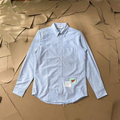 Thom Browne Oxford Shirt - Slim Fit Long Sleeve Button-Down for Men & Women 1 Thom Browne Oxford Shirt - Slim Fit Long Sleeve Button-Down for Men & Women