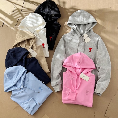 Ami Paris Heart Logo Hoodie, Unisex Style, Comfortable Fit for Every Day 1 Ami Paris Heart Logo Hoodie, Unisex Style, Comfortable Fit for Every Day