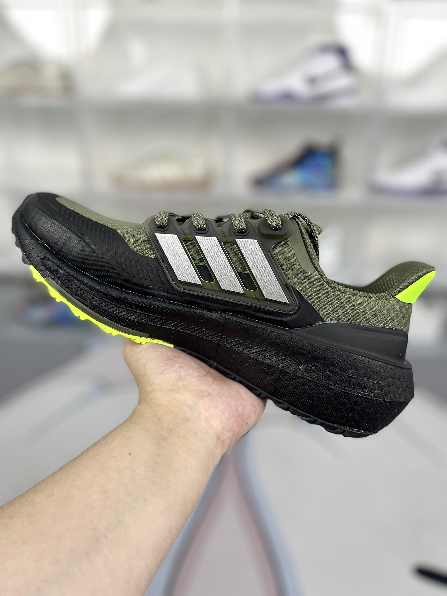 Adidas Ultraboost Light COLD.RDY 2.0 Olive Green Running Shoes - Size 39-45 3 i1719341141 2715 0