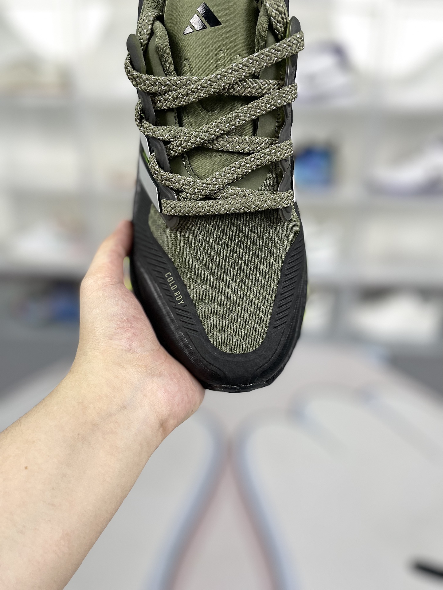Adidas Ultraboost Light COLD.RDY 2.0 Olive Green Running Shoes - Size 39-45 6 i1719341141 9414 0