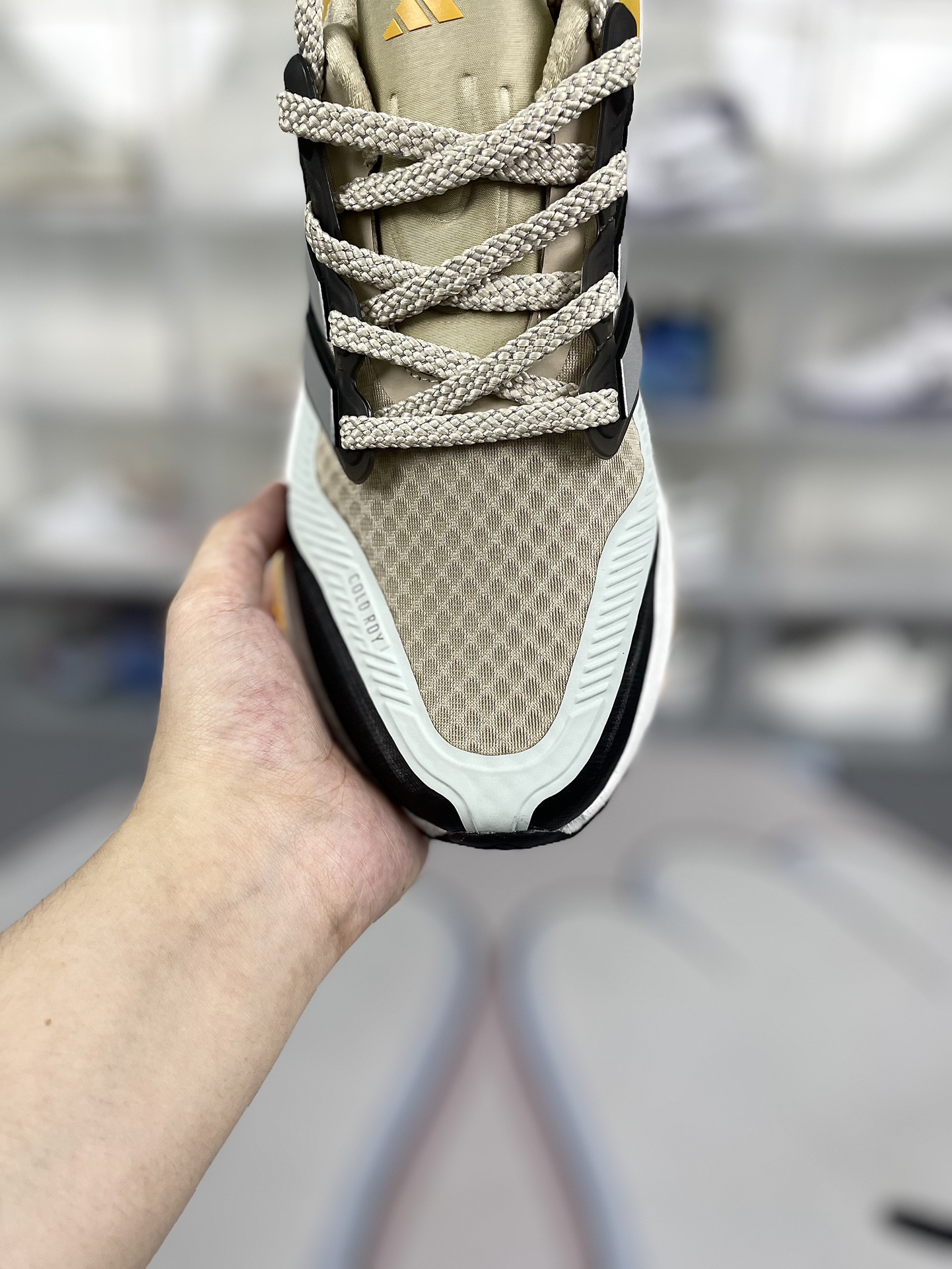 Adidas Ultraboost Light COLD.RDY 2.0 Running Shoes - Gray/Yellow, Size 39-45 5 i1719341202 3215 0