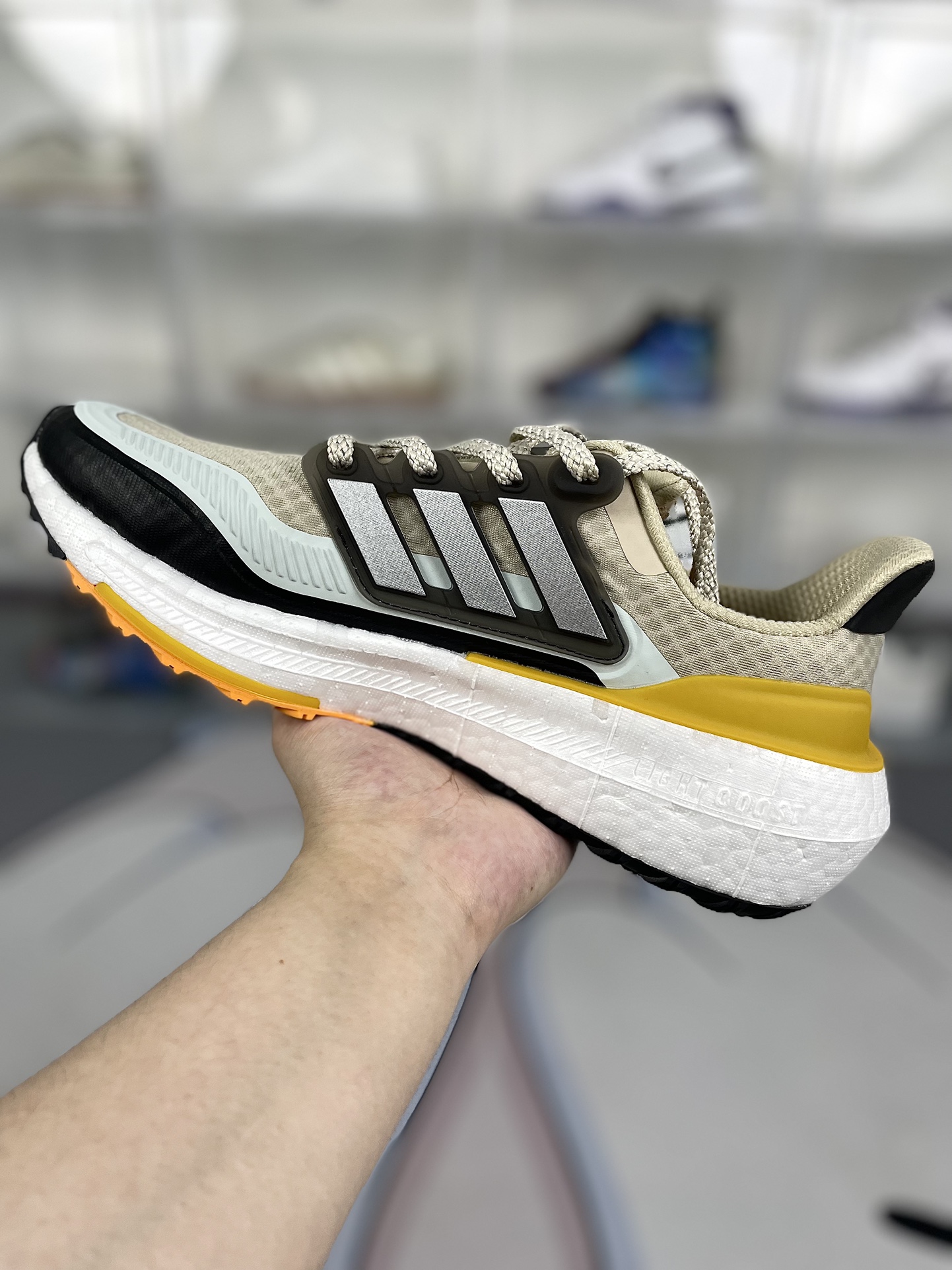 Adidas Ultraboost Light COLD.RDY 2.0 Running Shoes - Gray/Yellow, Size 39-45 2 i1719341202 5421 0
