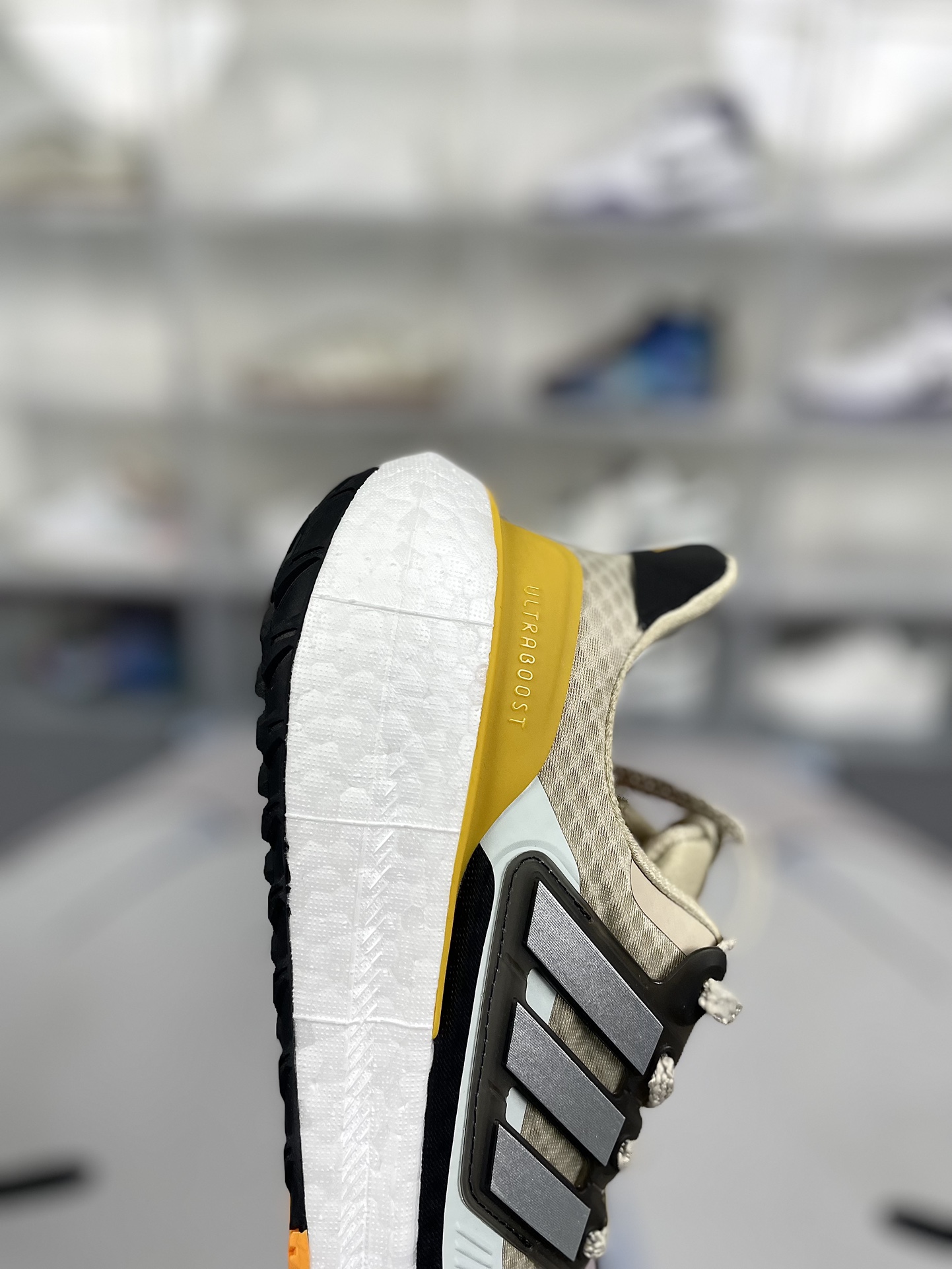 Adidas Ultraboost Light COLD.RDY 2.0 Running Shoes - Gray/Yellow, Size 39-45 7 i1719341202 7755 0
