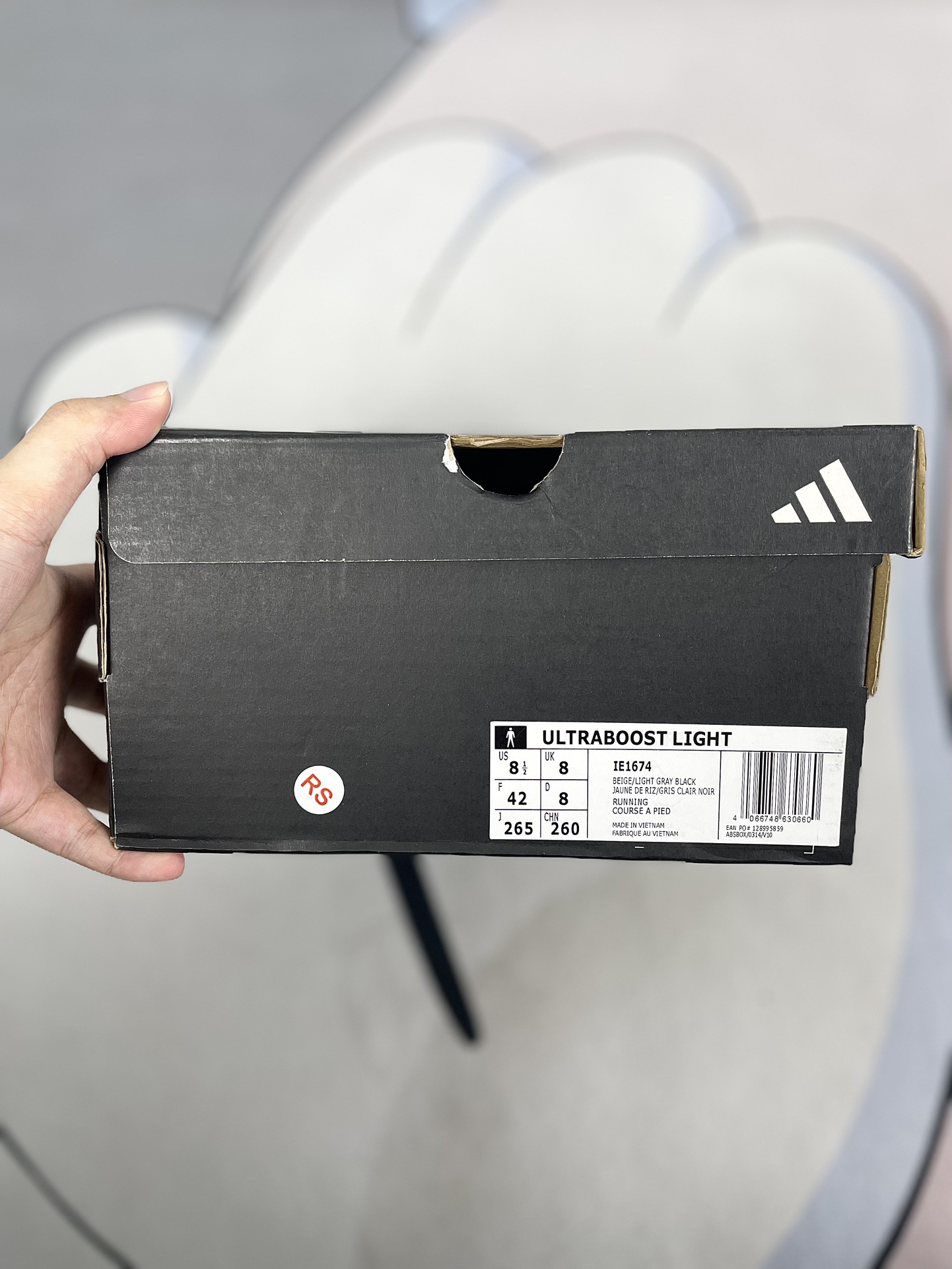 Adidas Ultraboost Light COLD.RDY 2.0 Running Shoes - Gray/Yellow, Size 39-45 8 i1719341202 8372 0