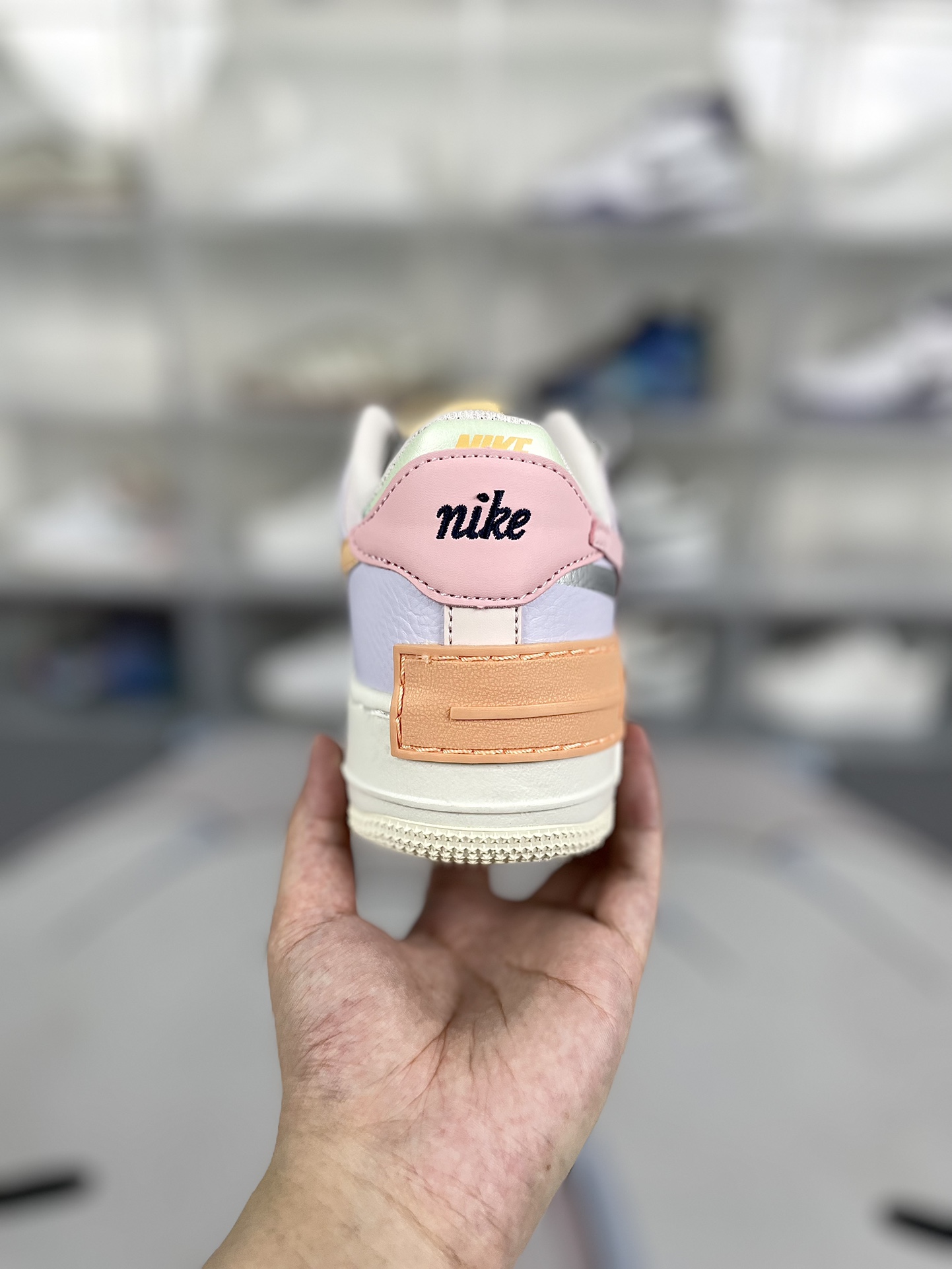 Nike Air Force 1 Shadow Women's Low Top Sneaker - White/Pink/Purple 4 i1719433452 4808 0
