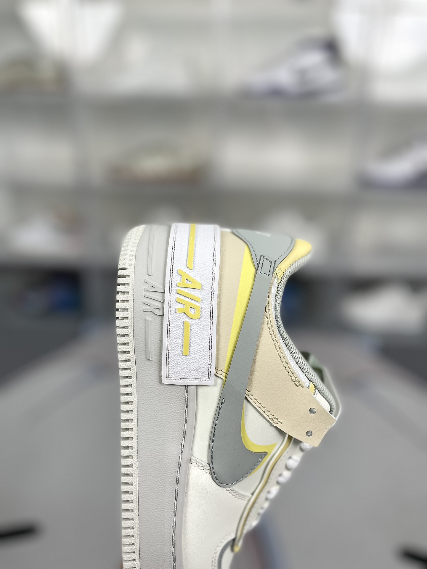 Nike Air Force 1 Shadow Women's Sneakers - White/Grey, Macaron Edition 8 i1720640532 6000 0