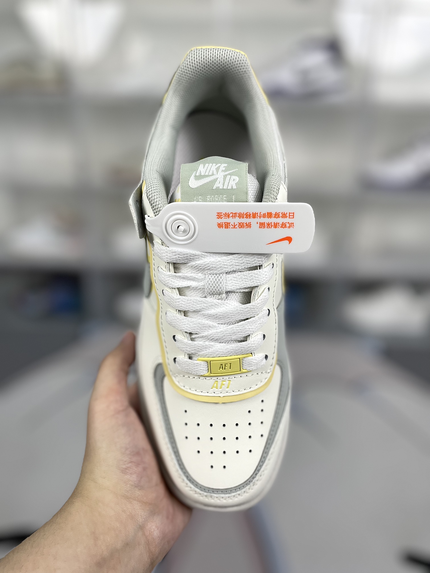 Nike Air Force 1 Shadow Women's Sneakers - White/Grey, Macaron Edition 5 i1720640532 7258 0